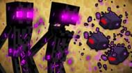 Endermen attack endermites on sight (Image via Orepros/YouTube)